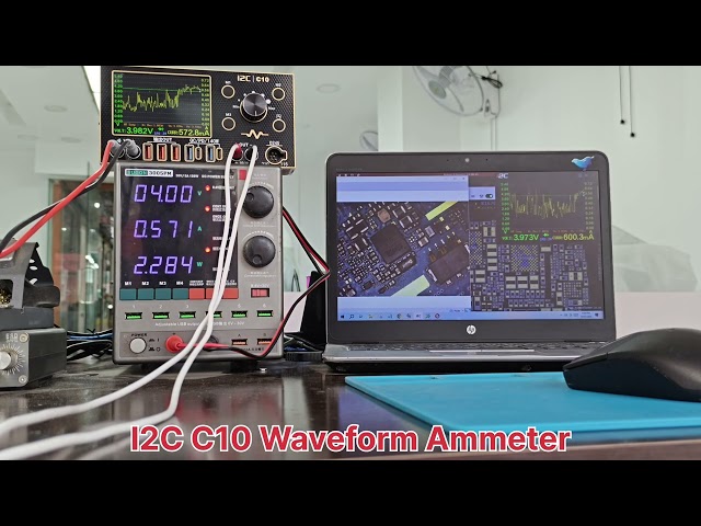 I2C C10 Waveform Ammeter.Some parts of the working moment.