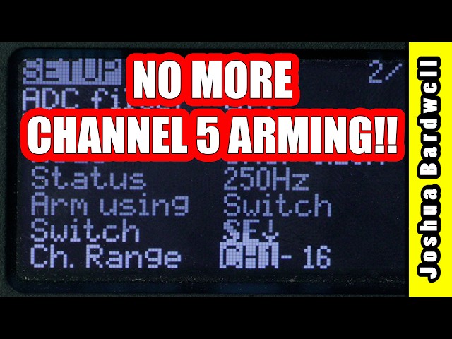 ELRS No More Ch. 5 Arming!!!! FINALLY!!!