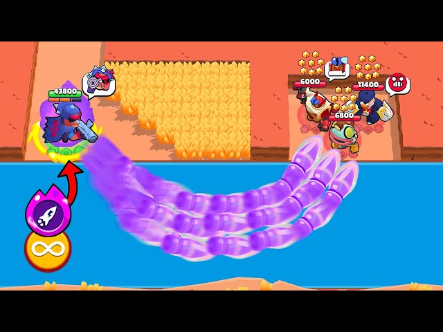 INFINITE SUPERS HYPERCHARGE BROKE THE GAME!!|Brawl Stars Funny Moments & Fails & Glitches #1518