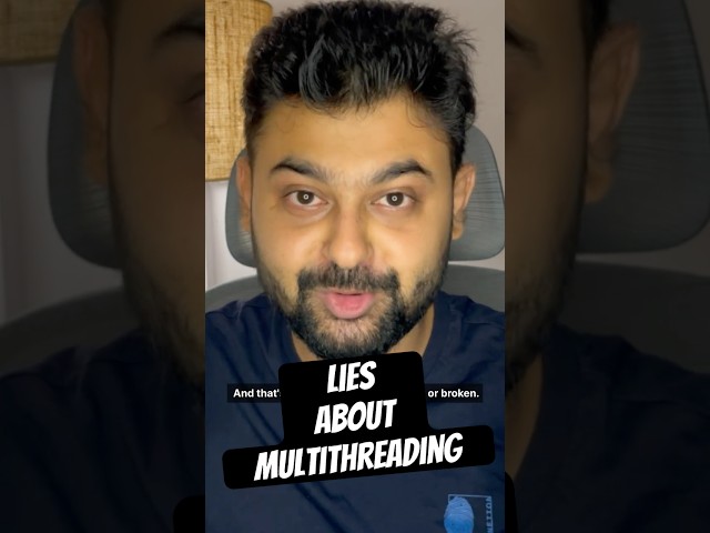 You’ve Been Lied to About Multithreading! #systemdesign #multithreading #java #softwareengineering