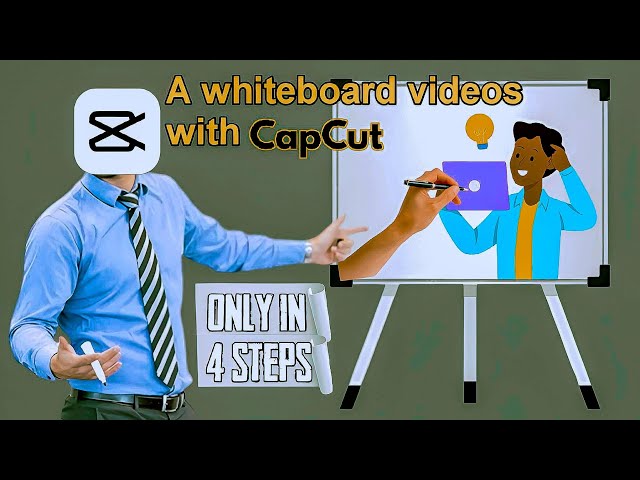 Now you can make a whiteboard video - only using #capcut mobile app
