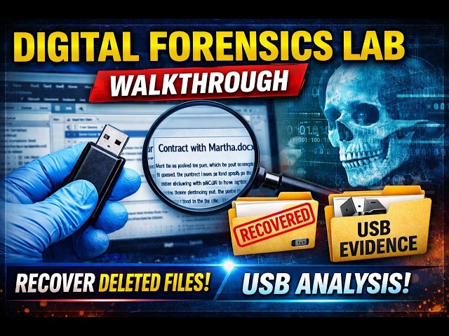 Digital Forensics Lab Walkthrough | Autopsy Case Setup & Deleted File Analysis (Chapter 1)