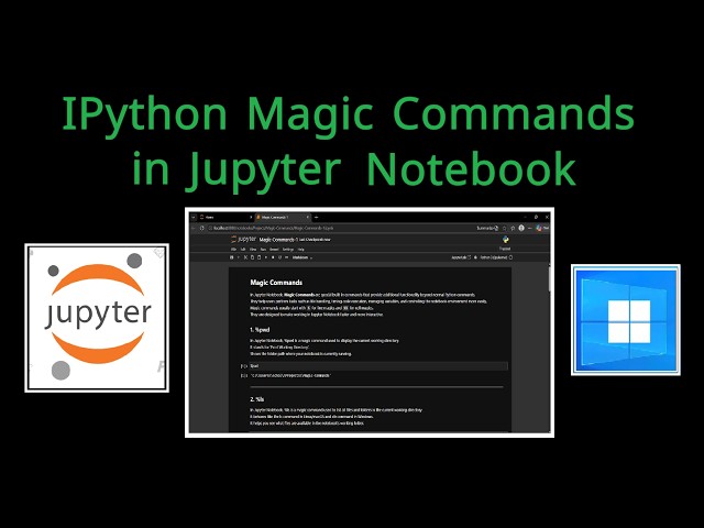 IPython Magic Commands | Jupyter Notebook Tutorial (2026) | Complete Guide