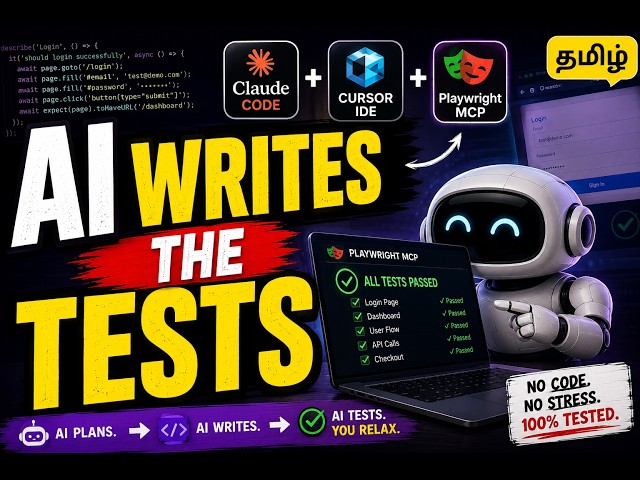 Playwright MCP Tamil | Claude Code Writes Your Tests (Full Tutorial)