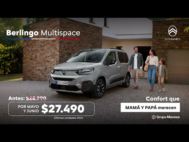 Berlingo Multispace: Confort que mamá y papá merecen