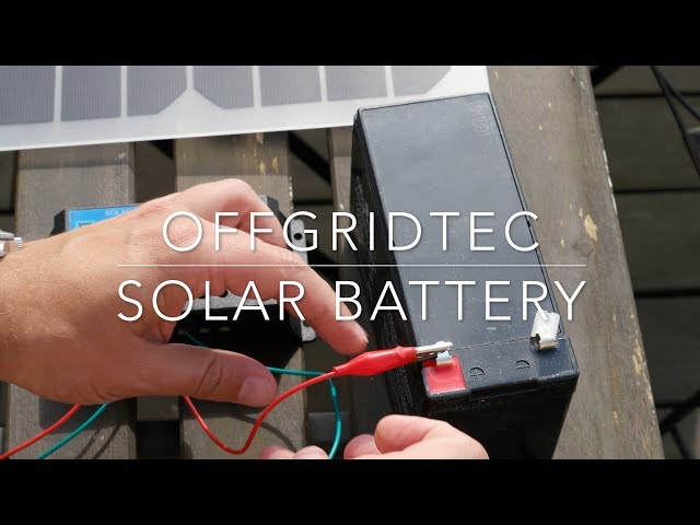 Offgridtec solar battery