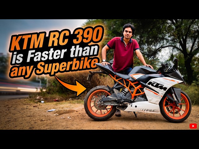 KTM RC 390 is Faster than any Superbike in the City.