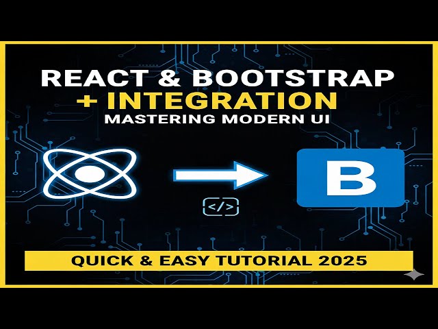 How to Add Bootstrap in React Project|Beginners Tutorial