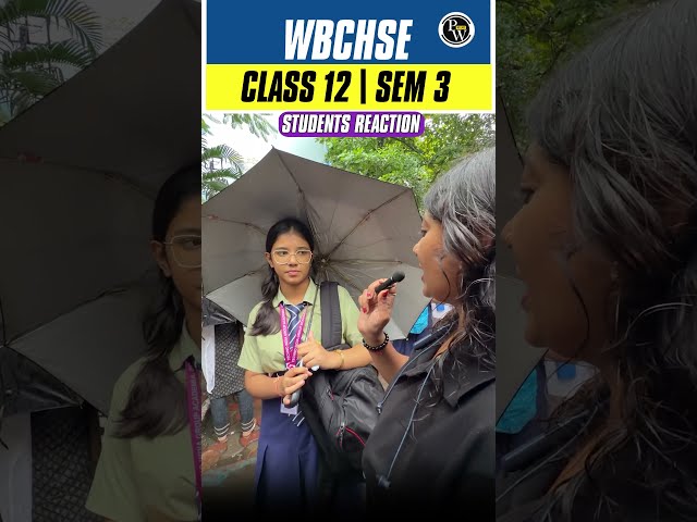 WBCHSE Class 12 Sem 3 English Exam Reaction 😲 প্রশ্ন কেমন হলো? #shorts