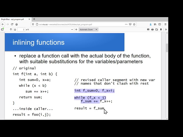 Whole-program code optimization