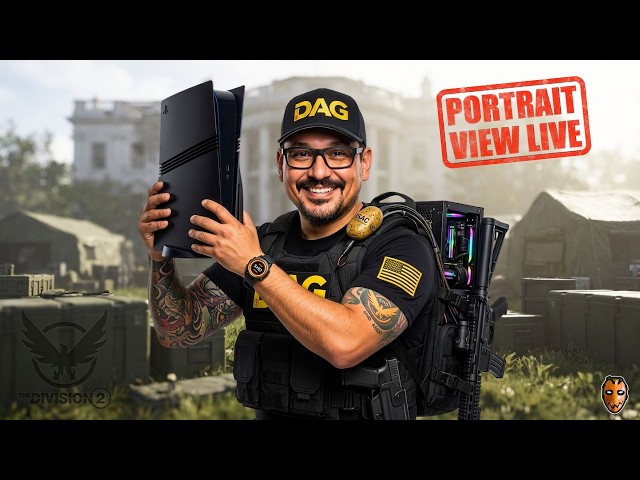 Stretch Goal Caches | PSN |🪓🥷 DAG 🔴LIVE | Division 2​ Portrait