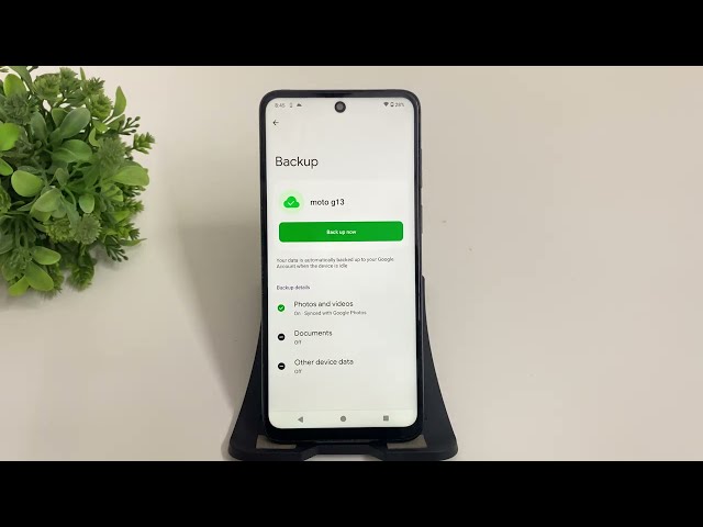 How to Backup Photos and Videos on Moto G13 | Photo & Video Backup Settings