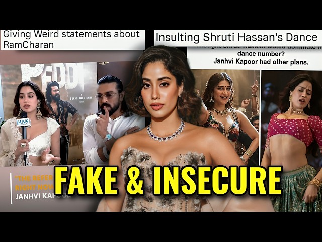 JANHVI KAPOOR BUTTERING UP RAM CHARAN IN WEIRD WAY: POTRAYING SHRUTI HAASAN AS BAD DANCER