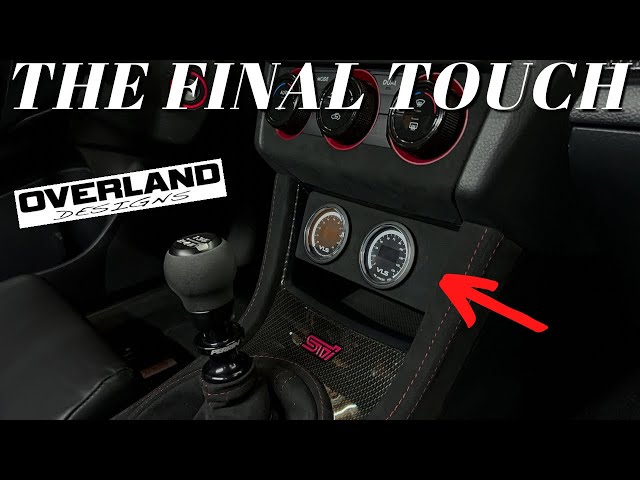 Installing An Alcantara Gauge Pod In My STI - SO CLEAN!!