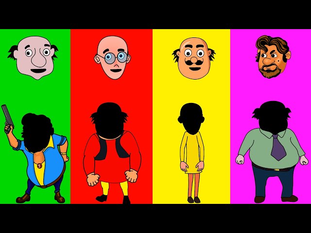 WRONG HEAD CHALLENGE | Motu Patlu & Spiderman vs Hulk 💪🔥 | Funny Cartoon Superhero Crossover