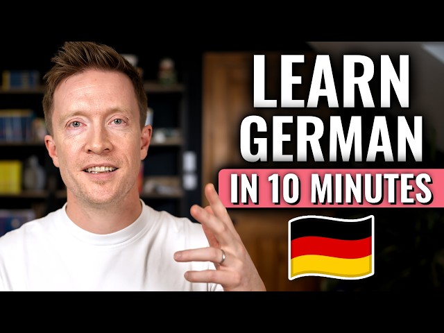 Learn German FAST... all the basics in 10 minutes
