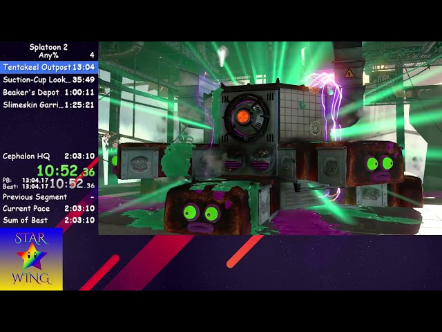Splatoon 2 Any% No Upgrades 1:51:38