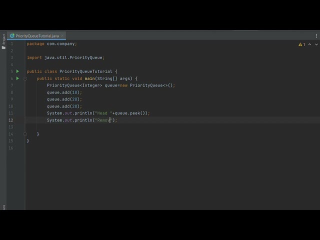 PRIORITY QUEUE IN JAVA #java #javatutorial