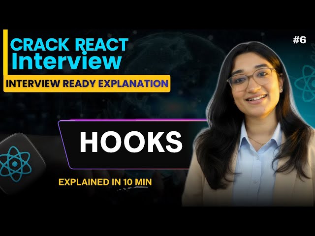 React Hooks Explained in 10 Minutes | Beginner to Interview Level | React Interview Question 2026