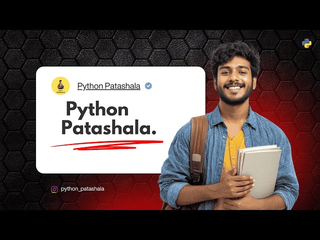 Welcome to Python Patashala❤️ || Python in Telugu 🐍