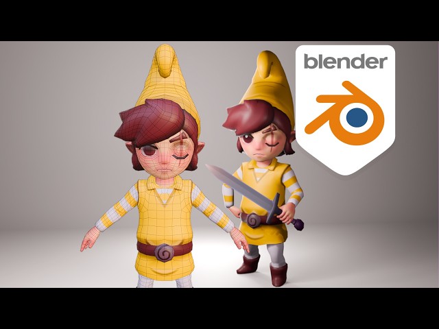 Blender for 3D Video Games Course - How to Make Models and Characters Step-by-Step for Animation