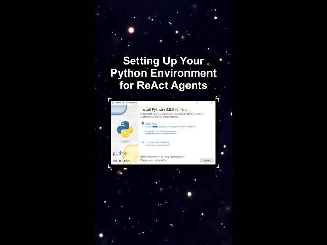 Setting Up Your Python Environment for ReAct Agents #ai #artificialintelligence #machinelearning