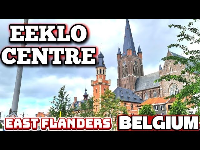 Eeklo City, a charming Belgian city in East Flanders with medieval market square, worth visiting.