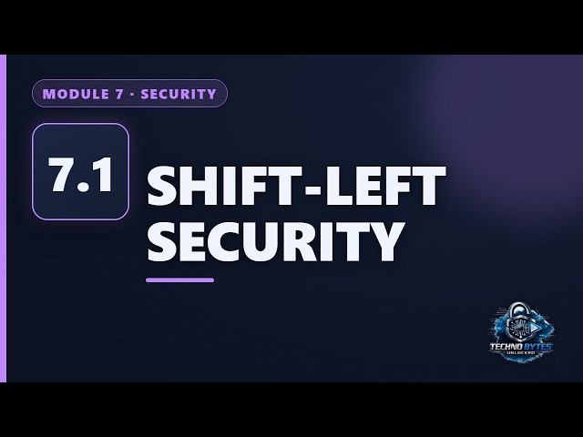 DevOps [7.1] Shift-Left Security (DevSecOps) — SAST, DAST & SCA