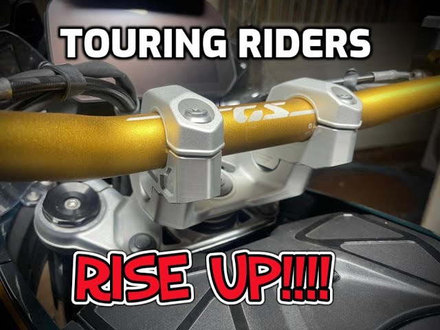 Touratech Offset Bar Risers for the BMW R1300GS - Install and Review