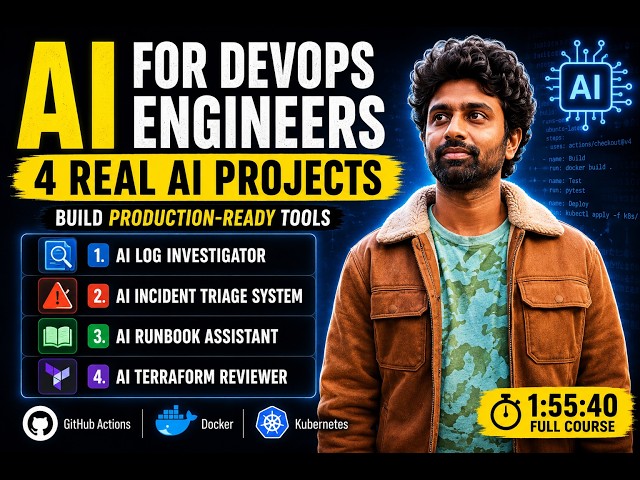AI for DevOps Engineers: Build 4 Real Projects