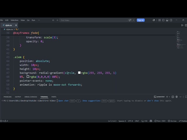 Smoke Cursor Effect || JavaScript 