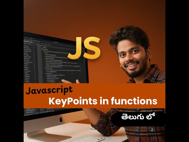 JavaScript Functions – Important Key Points Every Beginner Must Know | Telugu | Saiteja