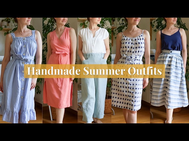 My Handmade Summer Wardrobe ☀️ | Sewing Patterns & 7 Outfit Ideas
