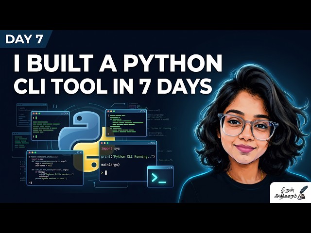 Day 7/70 | Week 1 | 10 Weeks Challenge | To AI Engineer | #tamil #coding #ai #python