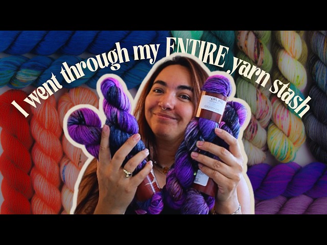 Stash Busting Summer: Diving into all the Yarn that I own! | Yarn Stash Tour