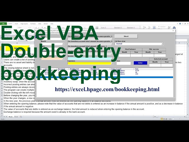1 Bank Opening Balance: Family Budget Management in Excel VBA