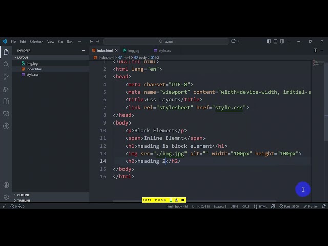 Css layout(flex box)