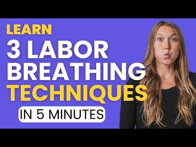 BEST Breathing Techniques For Each Stage of Labor