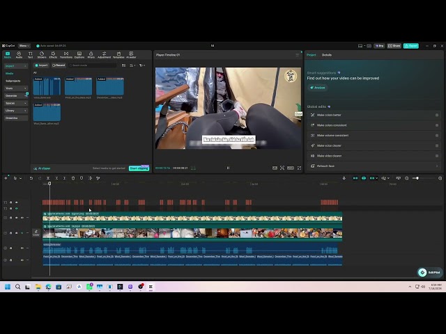 CapCut Desktop - Automatic Video Subtitles and Voiceover