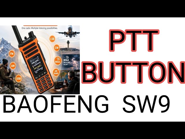 Baofeng SW9  Bluetooth PTT Button & Audio 
