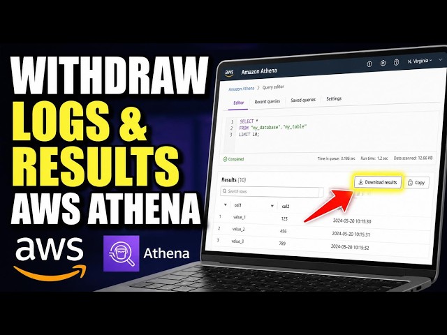 How to withdraw logs and results from AWS Athena queries - Quick Tutorial