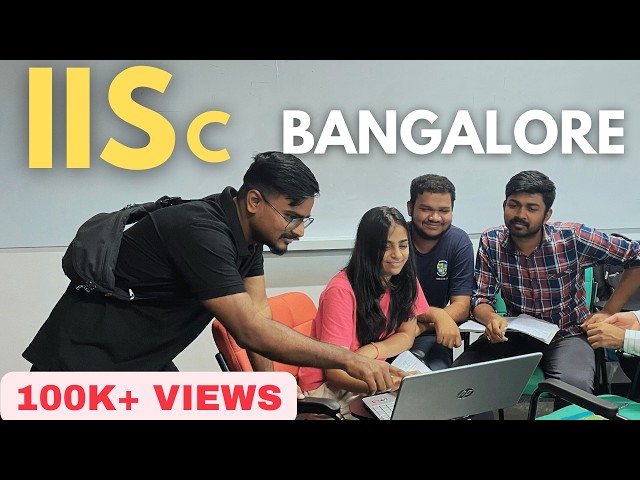 IISc Bangalore Campus Tour | Hostel Room | Mess | Placement | Vlog Ft : @divyanshtiwariofficial