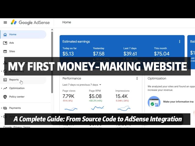 My First Money-Making Website: From GitHub Source Code to Online Deployment & AdSense Integration