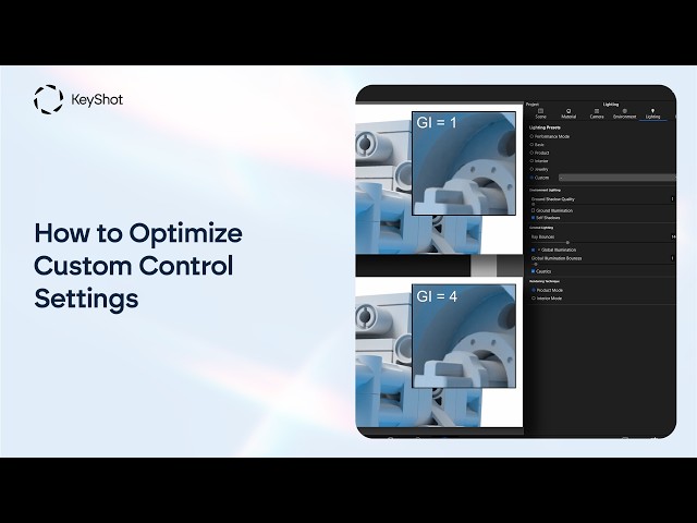 How to Use Custom Control Settings in KeyShot Studio