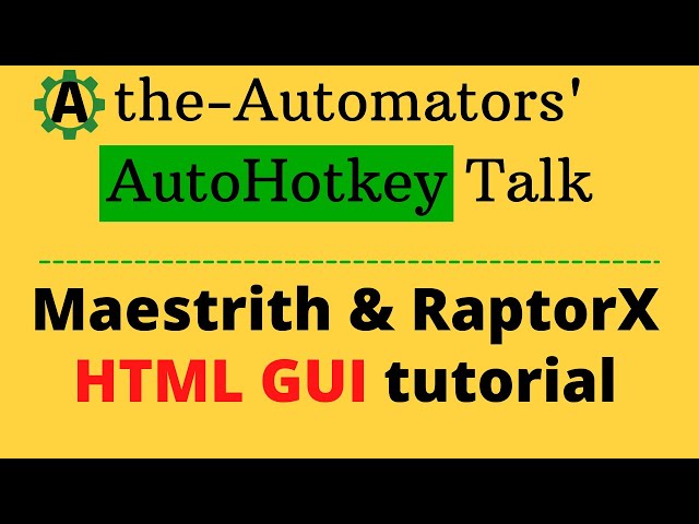 Maestrith showing htmlGUI to Isaias and Joe