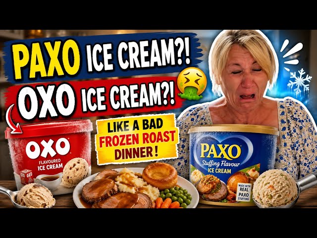 ROAST DINNER ICE CREAM ANYONE? #UKVlog 
