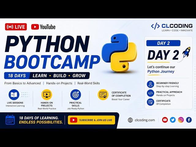 July Python Bootcamp Day 2