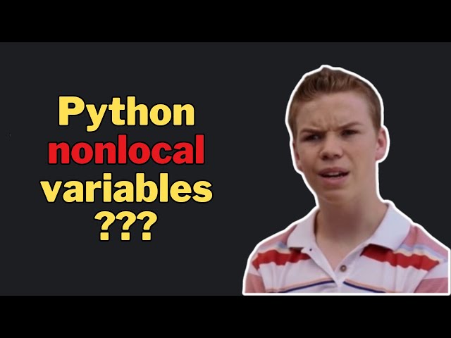 Local vs Global vs Non-Local Variables | Python Interview Question