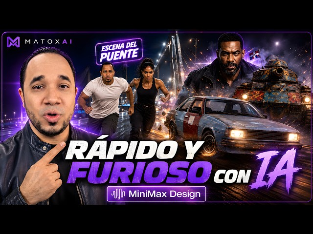 Increíble! Recreé RÁPIDO Y FURIOSO con IA con Minimax H3 | Tutorial Completo