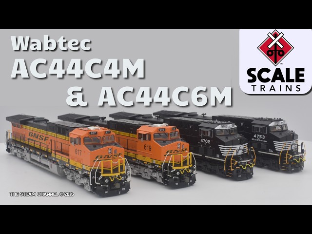 Insane Detail! Up Close with the Scale Trains HO Wabtec AC44C6M & AC44C4M